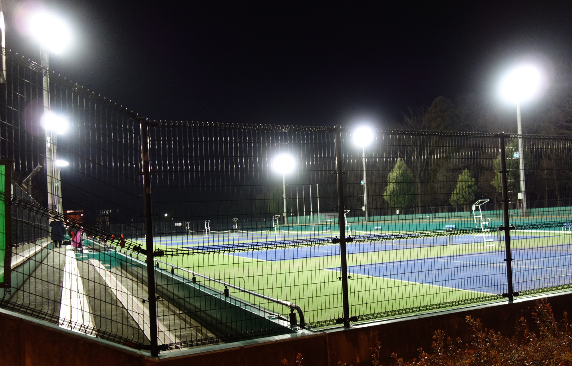 智光山公園 C面テニスコート